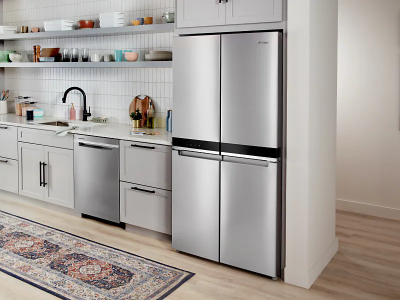 Seamlessly integrated kitchen appliances